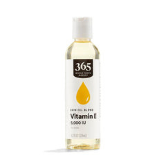 365 by Whole Foods Market Vitamin E Skin Oil bottle with 5,000 IU, 4.2 fl oz — front view