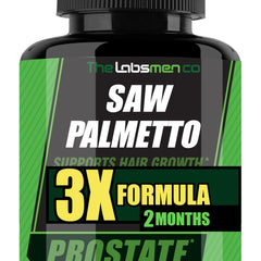 Front view of 3X Formula Prostate Health for Men bottle