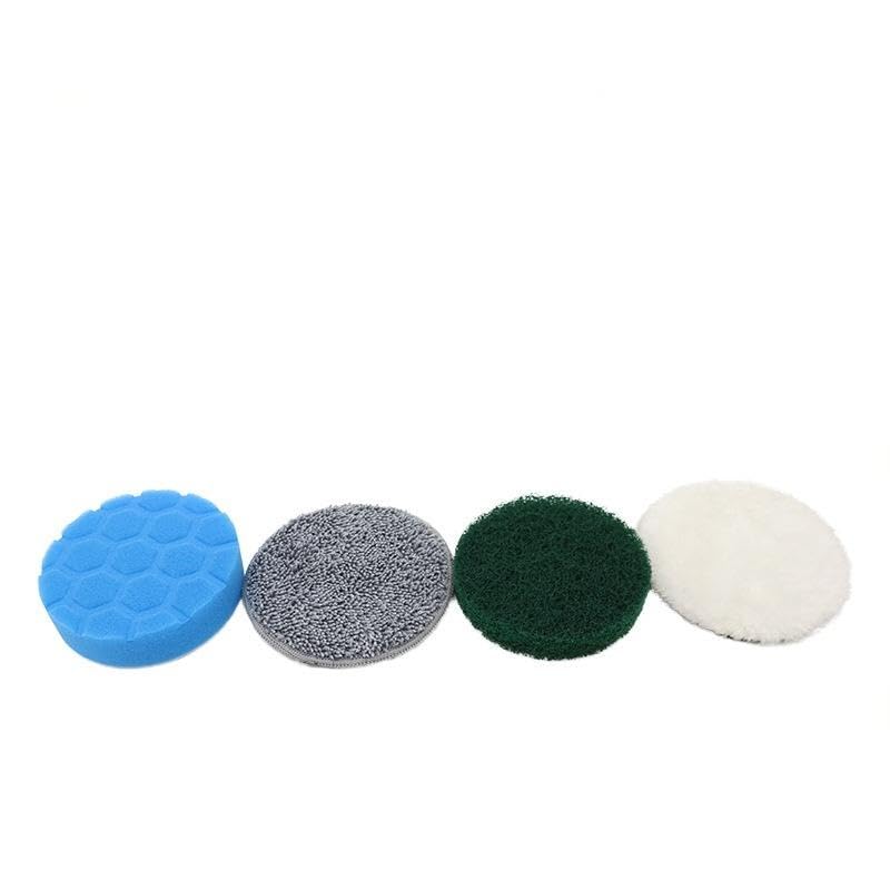 4-in-1 replacement brush heads for electric bathroom scrubbing brush