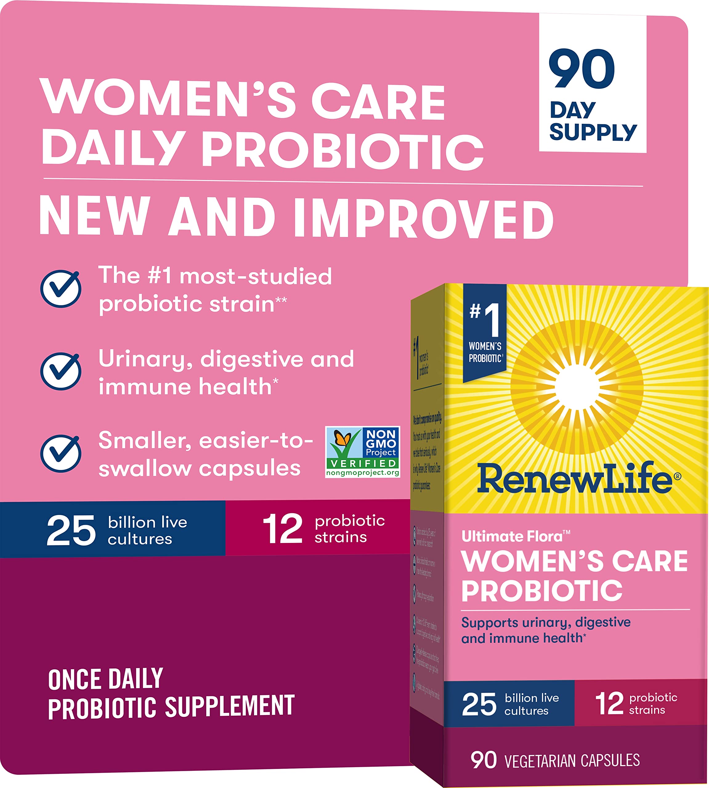 4-in-1 support symbol for women's health