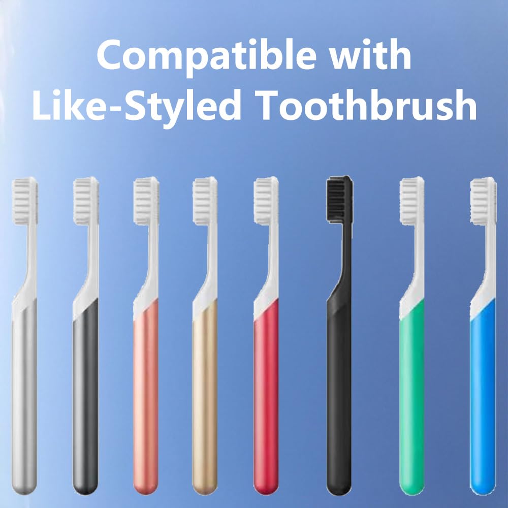 Close-up of soft Dupont bristles on Quip-style replacement head