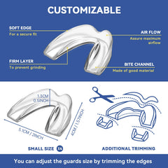 Dentist-developed kid mouth guard in small size