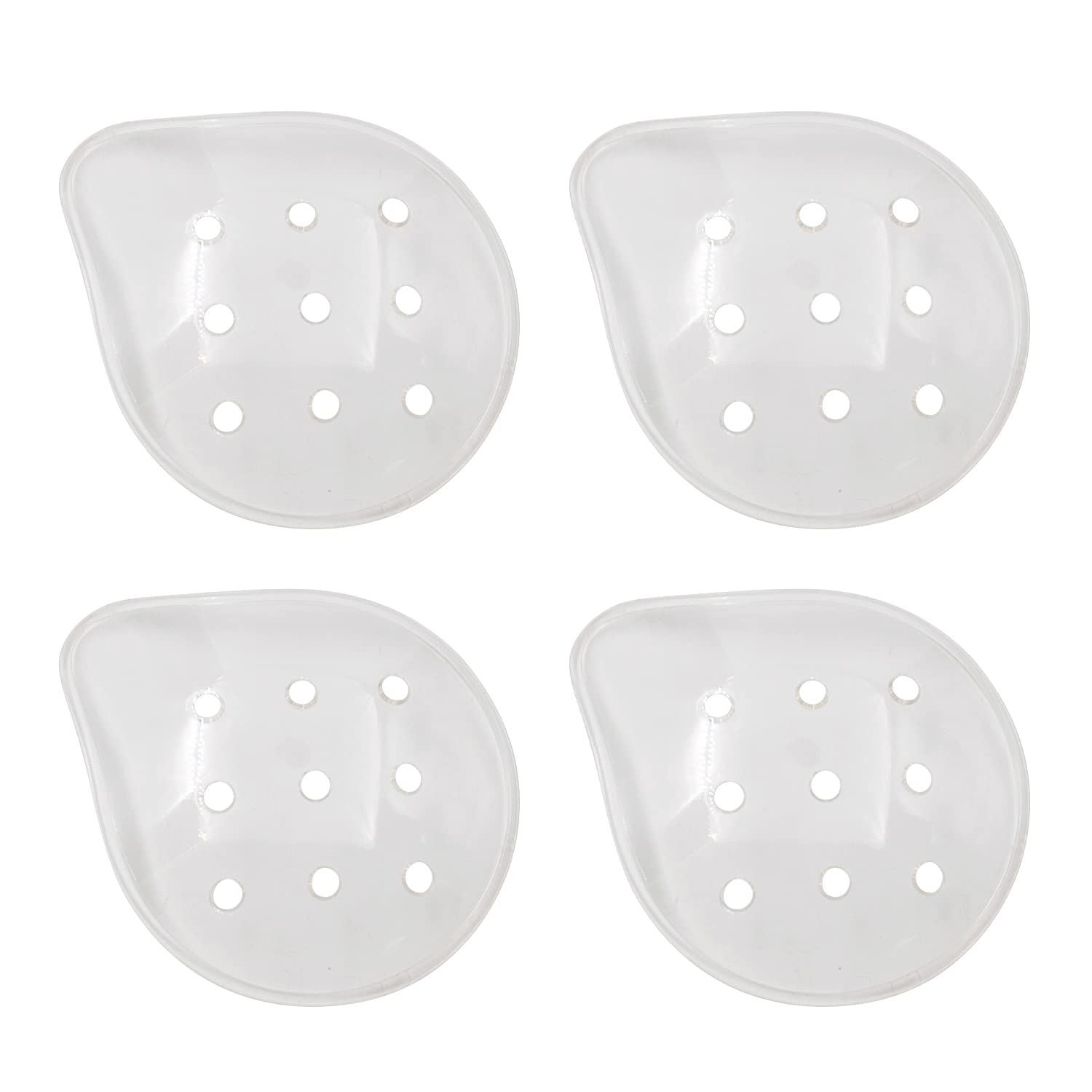 4-pack of 9-hole plastic eye patches for adults and children