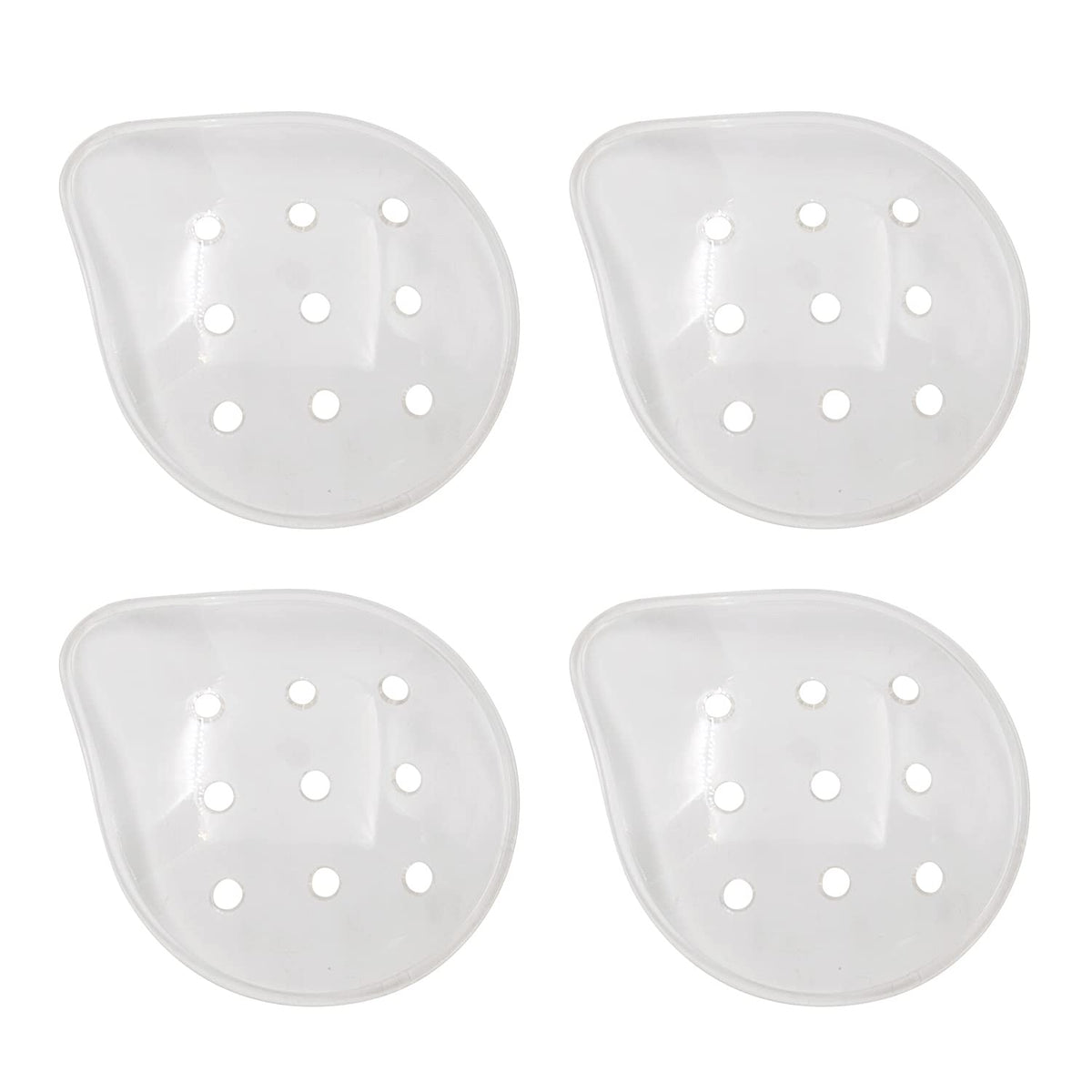 4-pack of 9-hole plastic eye patches for adults and children
