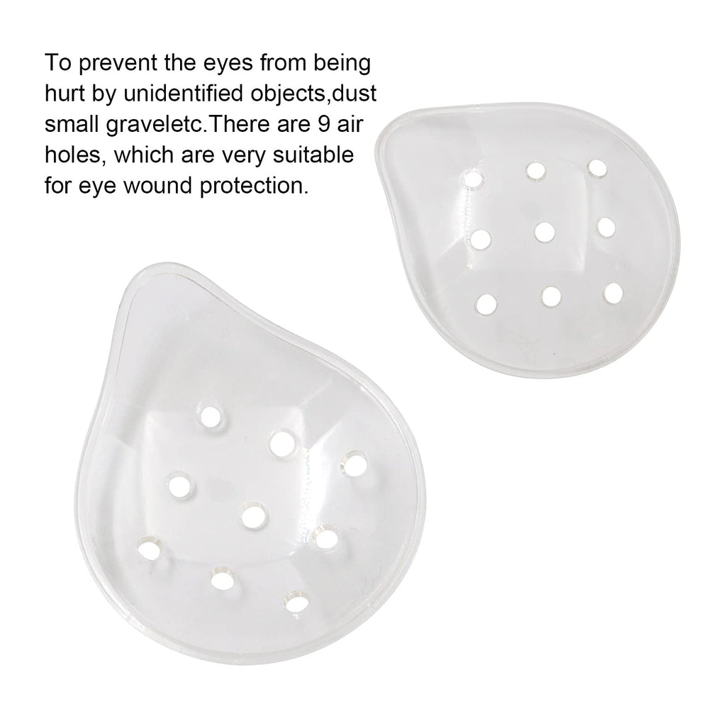 Sturdy, non-irritating plastic eye patch for eye protection