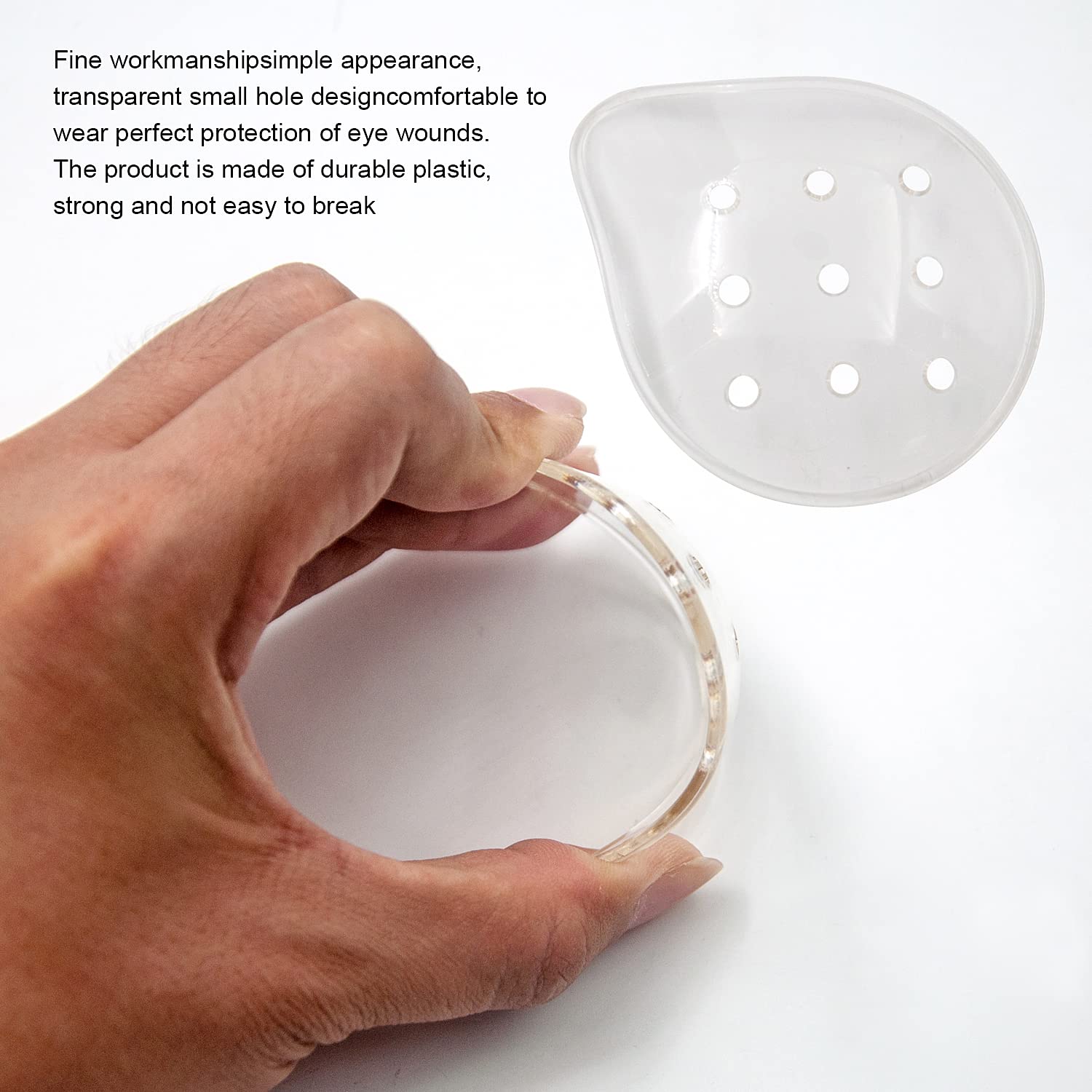 Comfortable and secure fit eye patch covering the eye