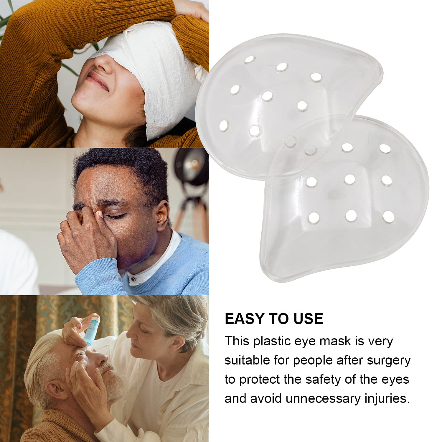 Eye patch suitable for post-surgery protection and experiments