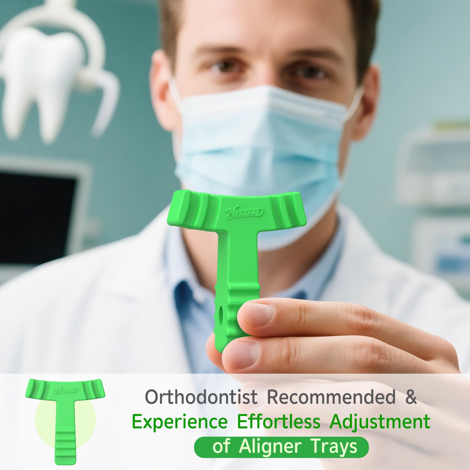 Durable BPA-free aligner seaters in multiple colors