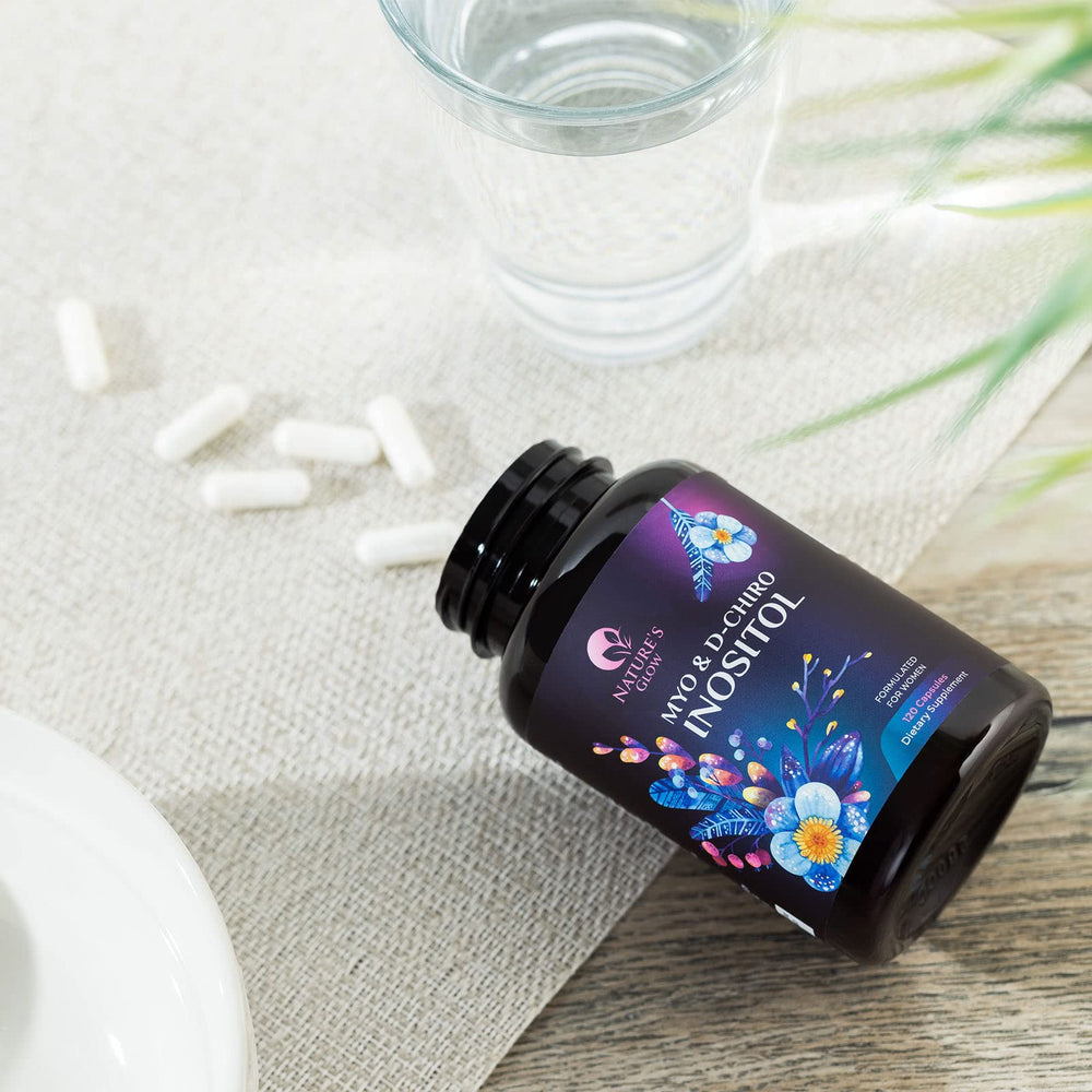 Product image showing 40:1 ratio inositol for ovarian health