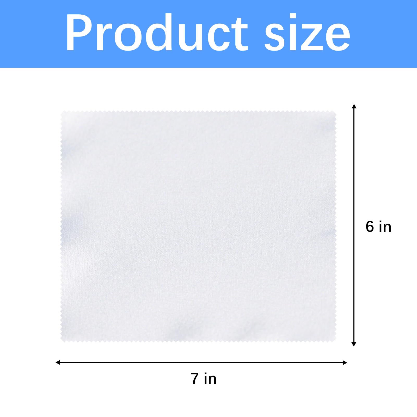 Eyeglasses cleaning cloths 6x7 in for sublimation printing