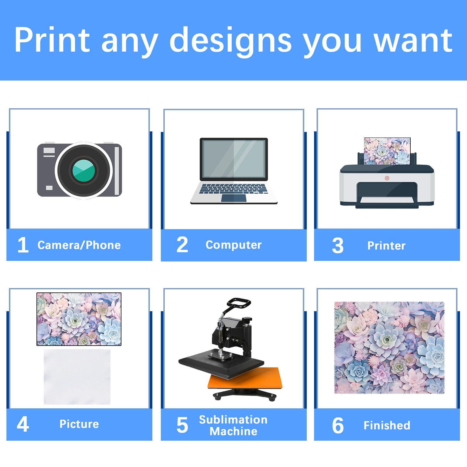 Cleaning cloths for smartphones, laptops, and TVs (6x7 in)