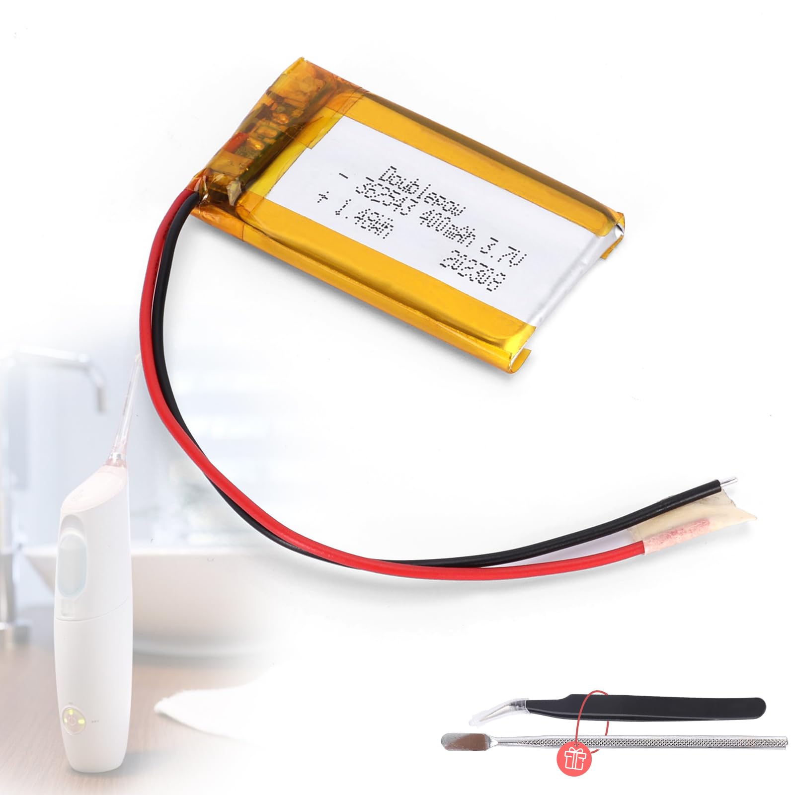 Hero image of 400mAh power flosser battery for Philips Sonicare