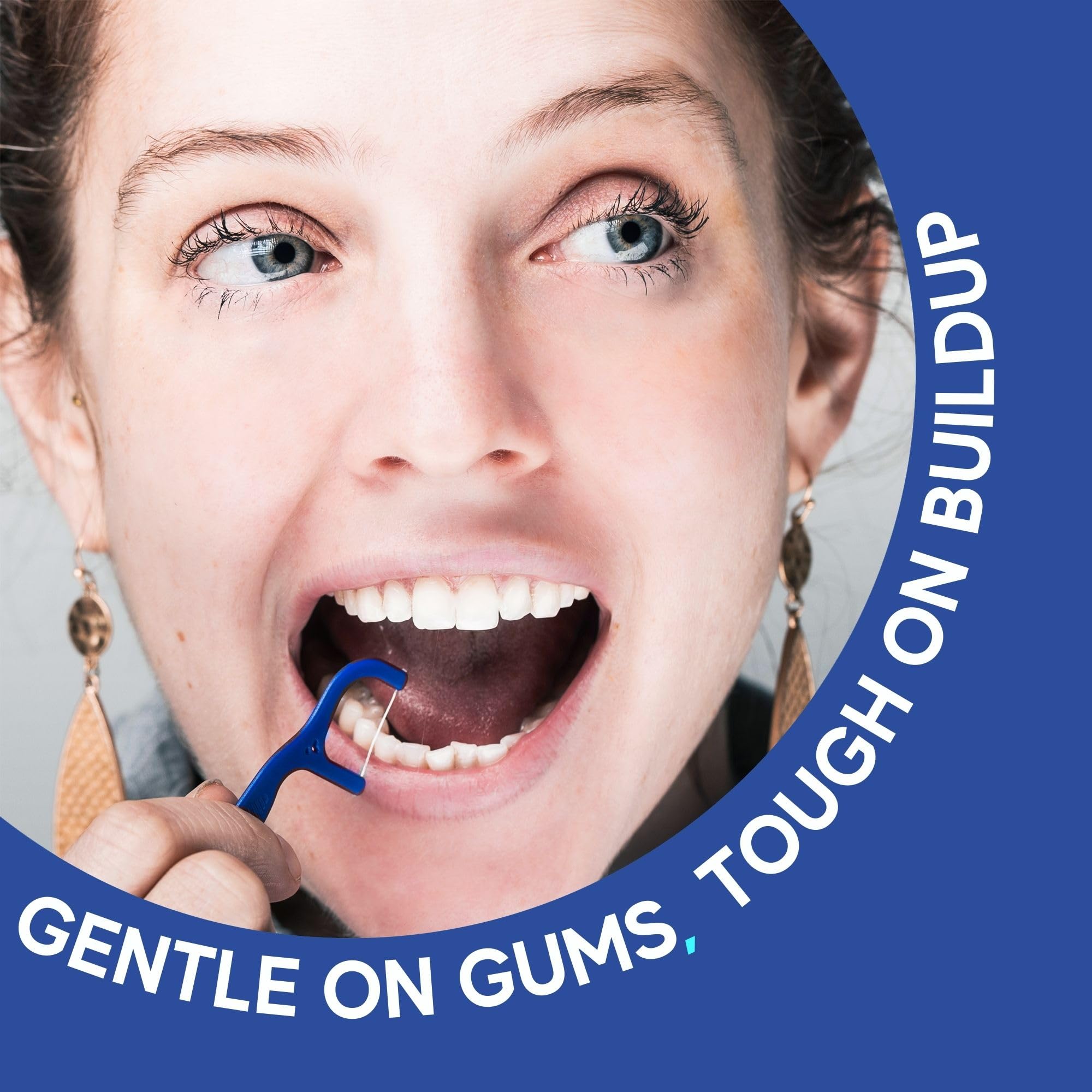 Compact bulk floss picks suitable for travel and office use