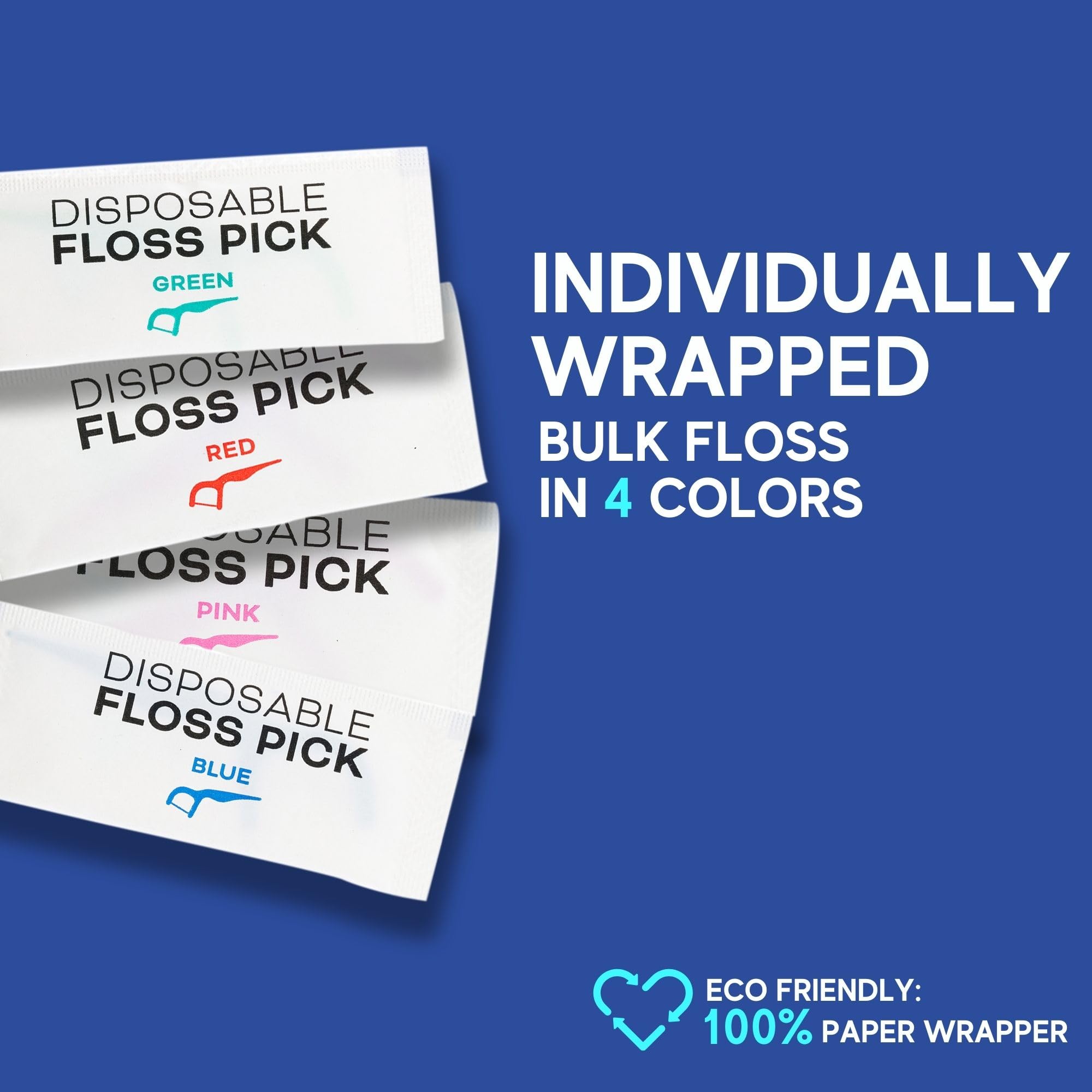 Durable floss picks that resist shredding