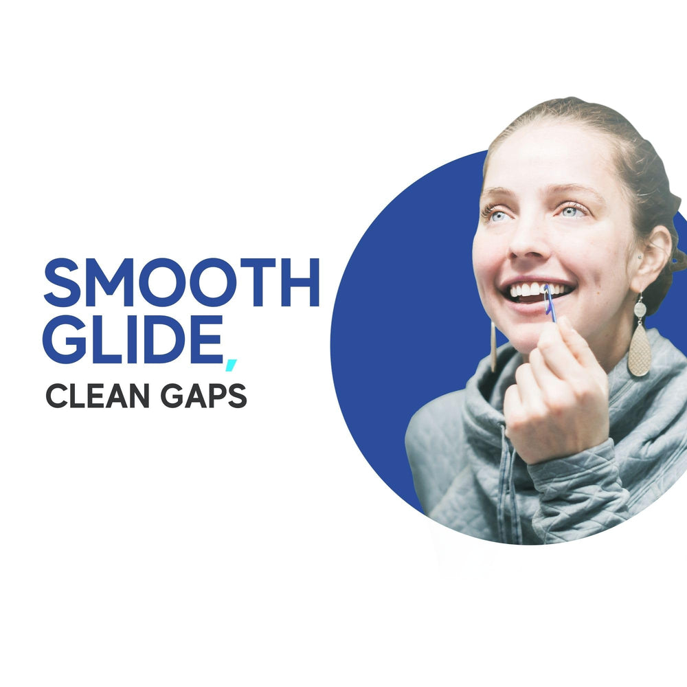 Safe for adults and kids; floss picks for a healthy smile