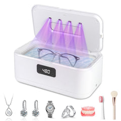 49kHz ultrasonic jewelry cleaner with 700ml SUS304 stainless steel tank