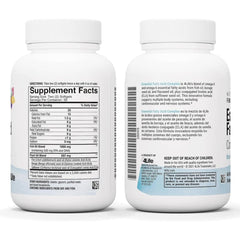 Close-up of softgels inside the bottle