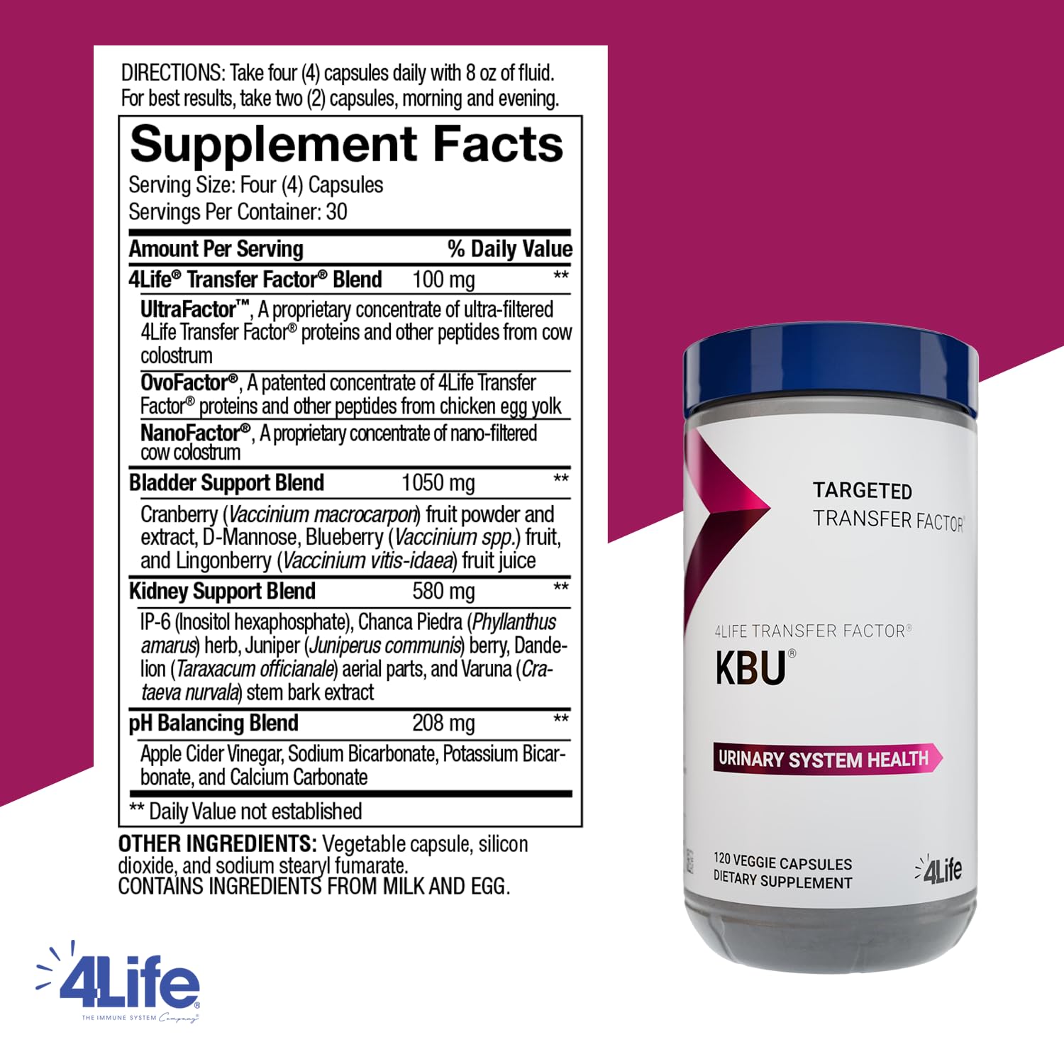 Close-up of four veggie capsules