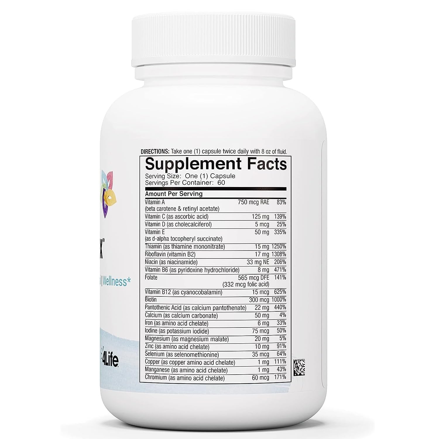 Biotin detail in 4Life Multiplex ingredients