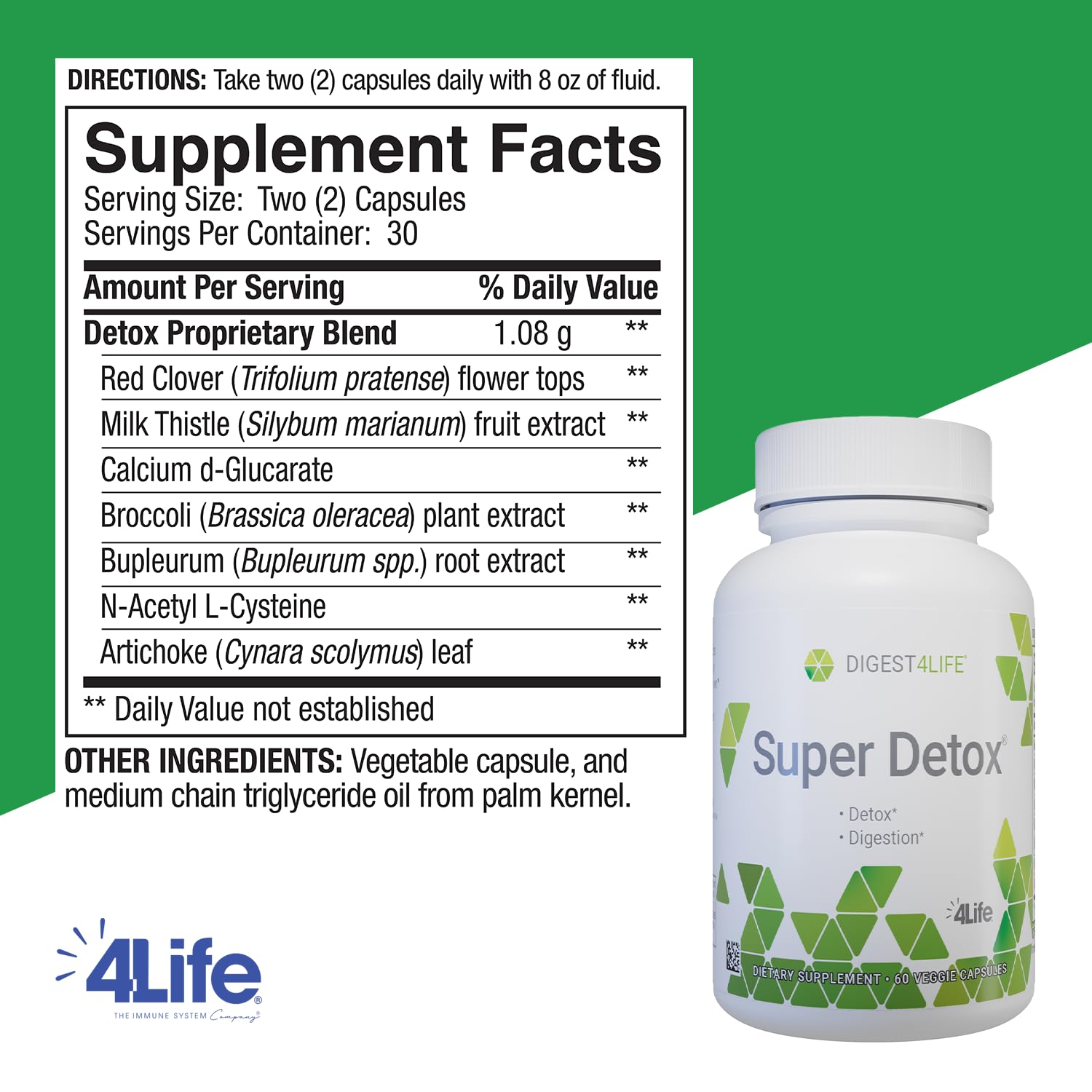 4Life Super Detox artichoke ingredient close-up highlighting detox support.