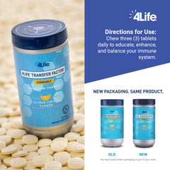 Close-up of Citrus Cream chewable tablets