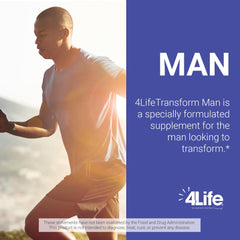 Vegetable-derived capsules of 4Life Transform Man