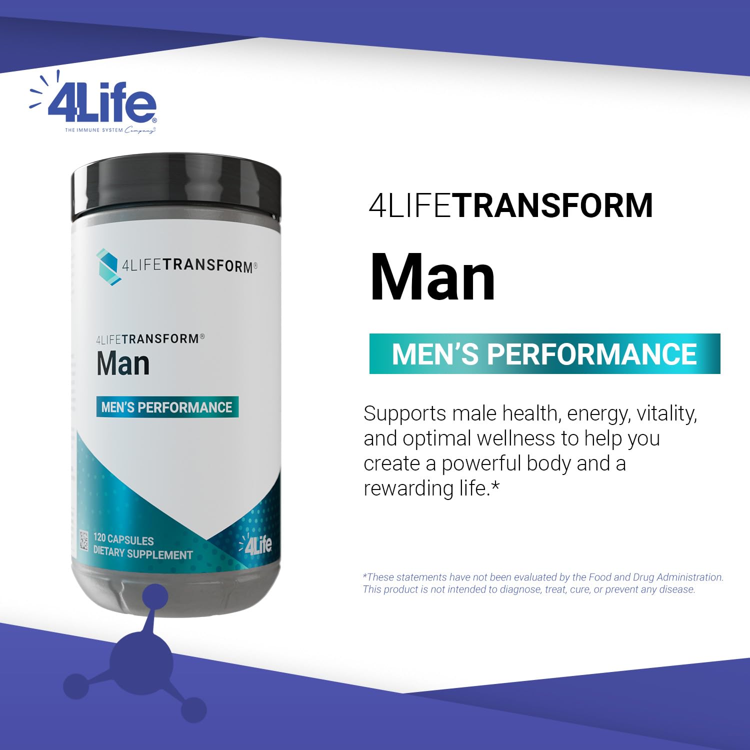 4Life Transform Man packaging and label