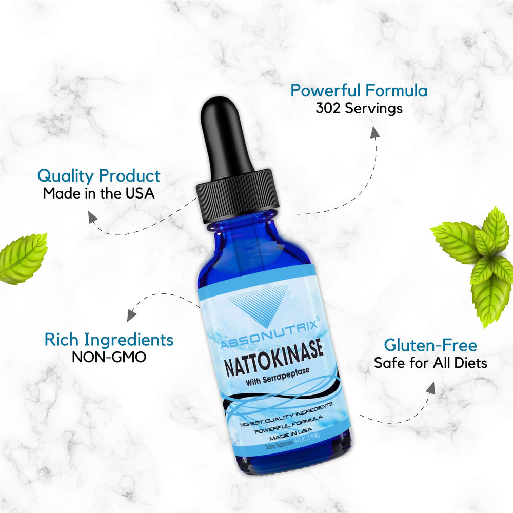 Close-up of 4 oz bottle of liquid drops