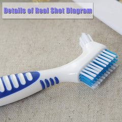 Small brush head reaching deep into crevices