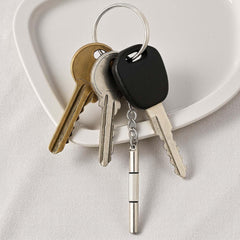 Compact keychain attachment for easy carrying