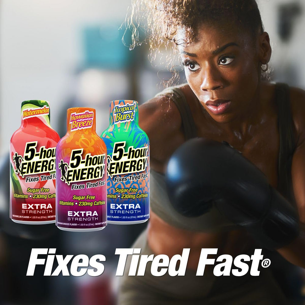 5-hour ENERGY hawaiian breeze pour captures a fast energy lift on the move.