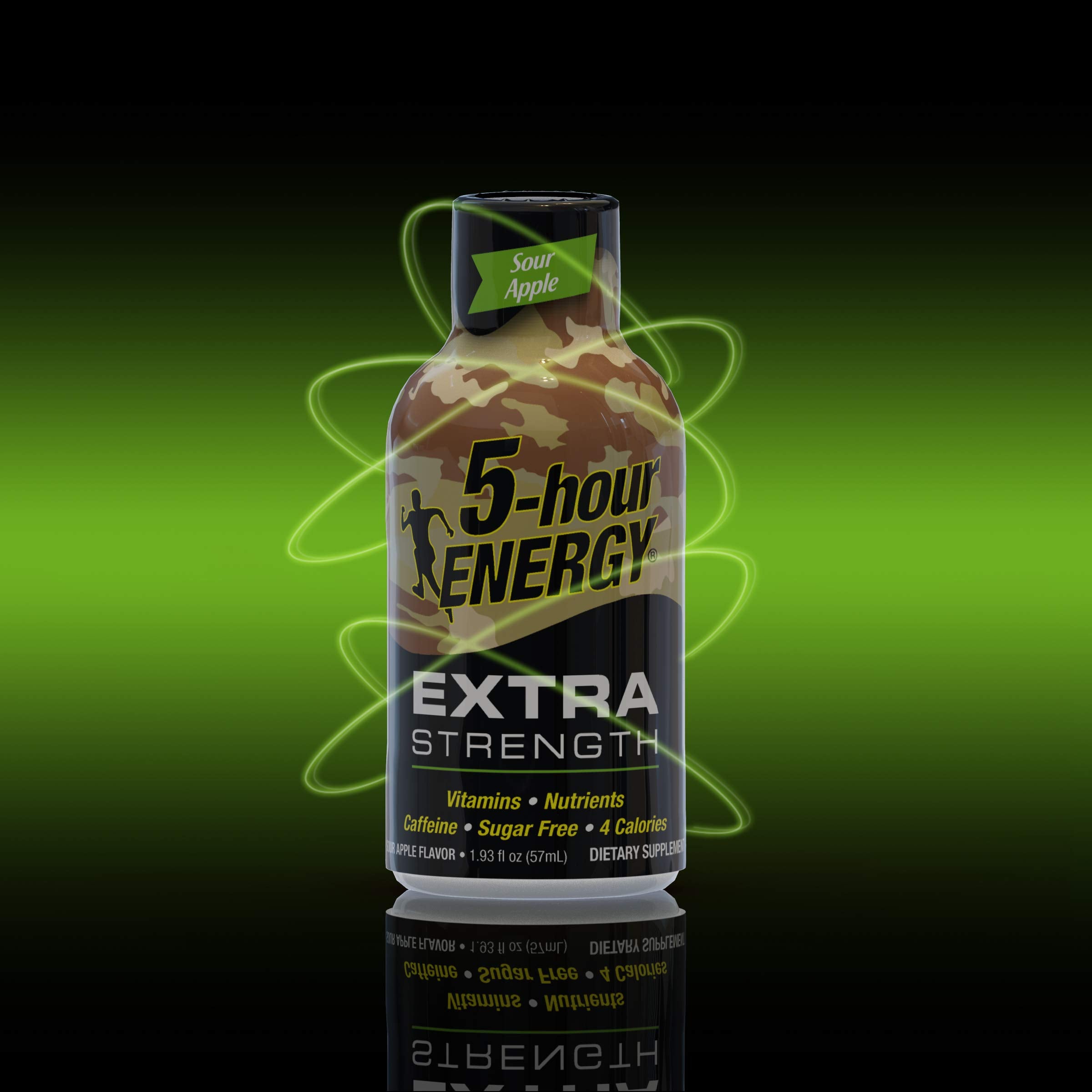 5-hour ENERGY Sour Apple compact pack for easy carry.