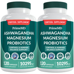 Cortisol supplement bottle featuring Ashwagandha for focus and calm