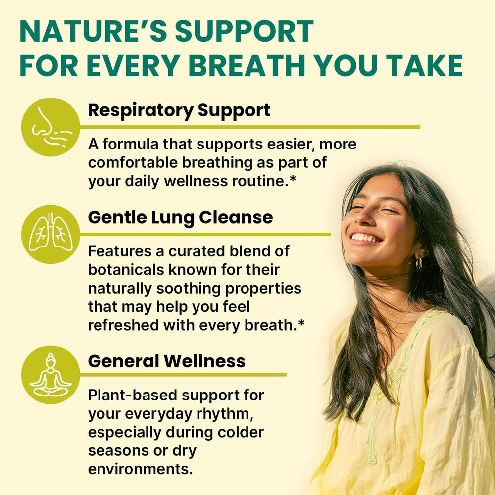 Product label featuring organic Mullein Leaf and herbal blend