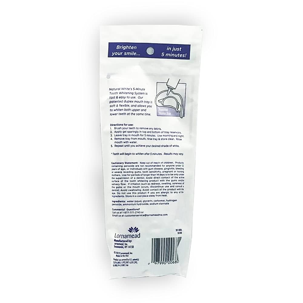 5-minute whitening regimen countdown