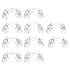 Soft silicone eyeglasses bridge pads in close-up