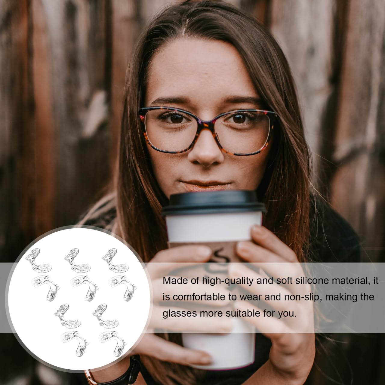 Easy installation of eyeglasses nose pads