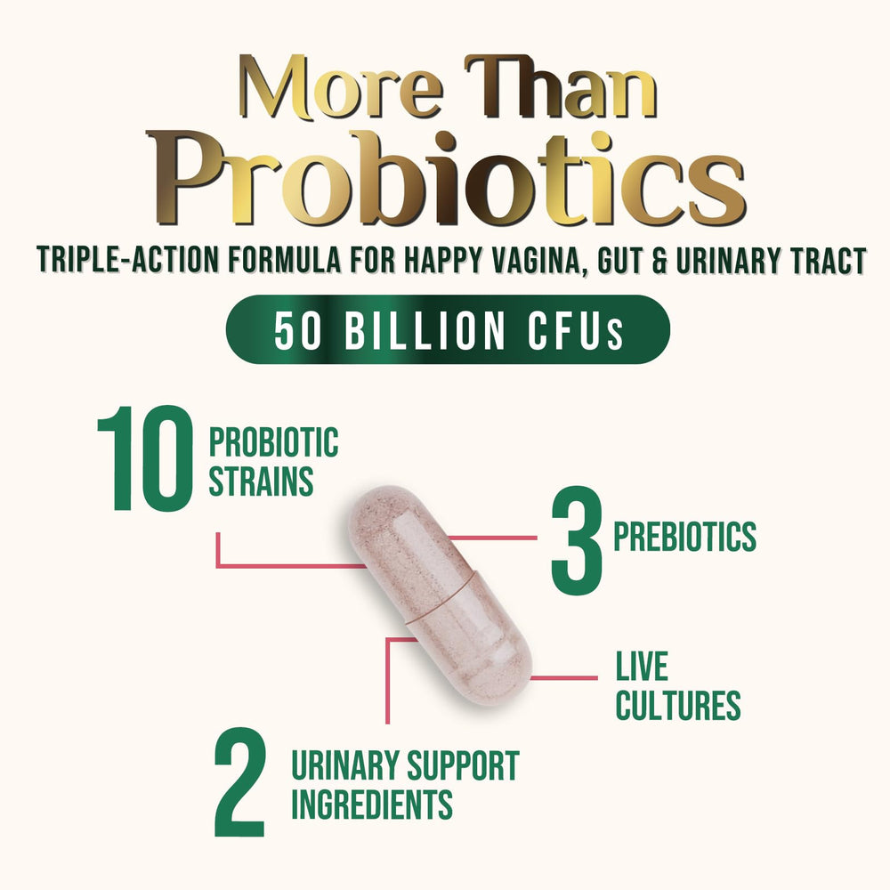 Close-up of a 50B CFU probiotic capsule