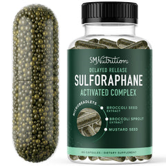 50mg activated sulforaphane from broccoli sprouts in microbeadlets