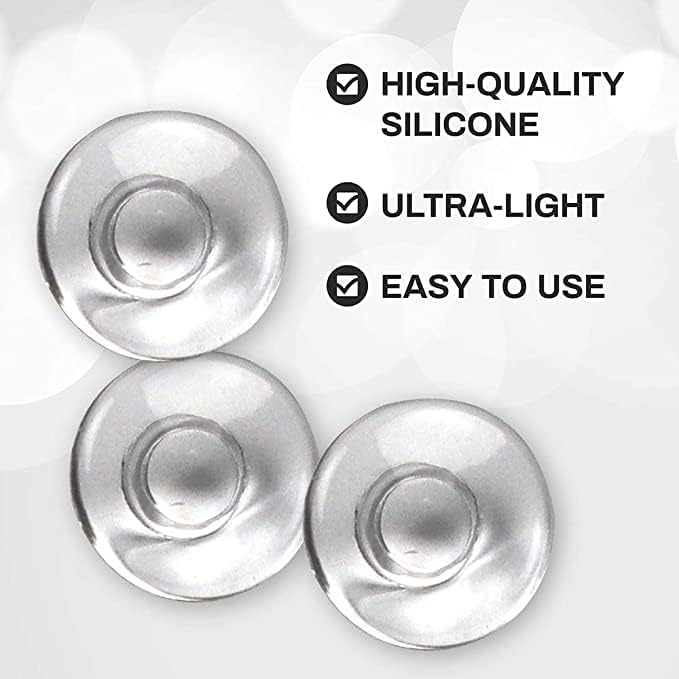 50-piece pack of rimless spectacle nose pads