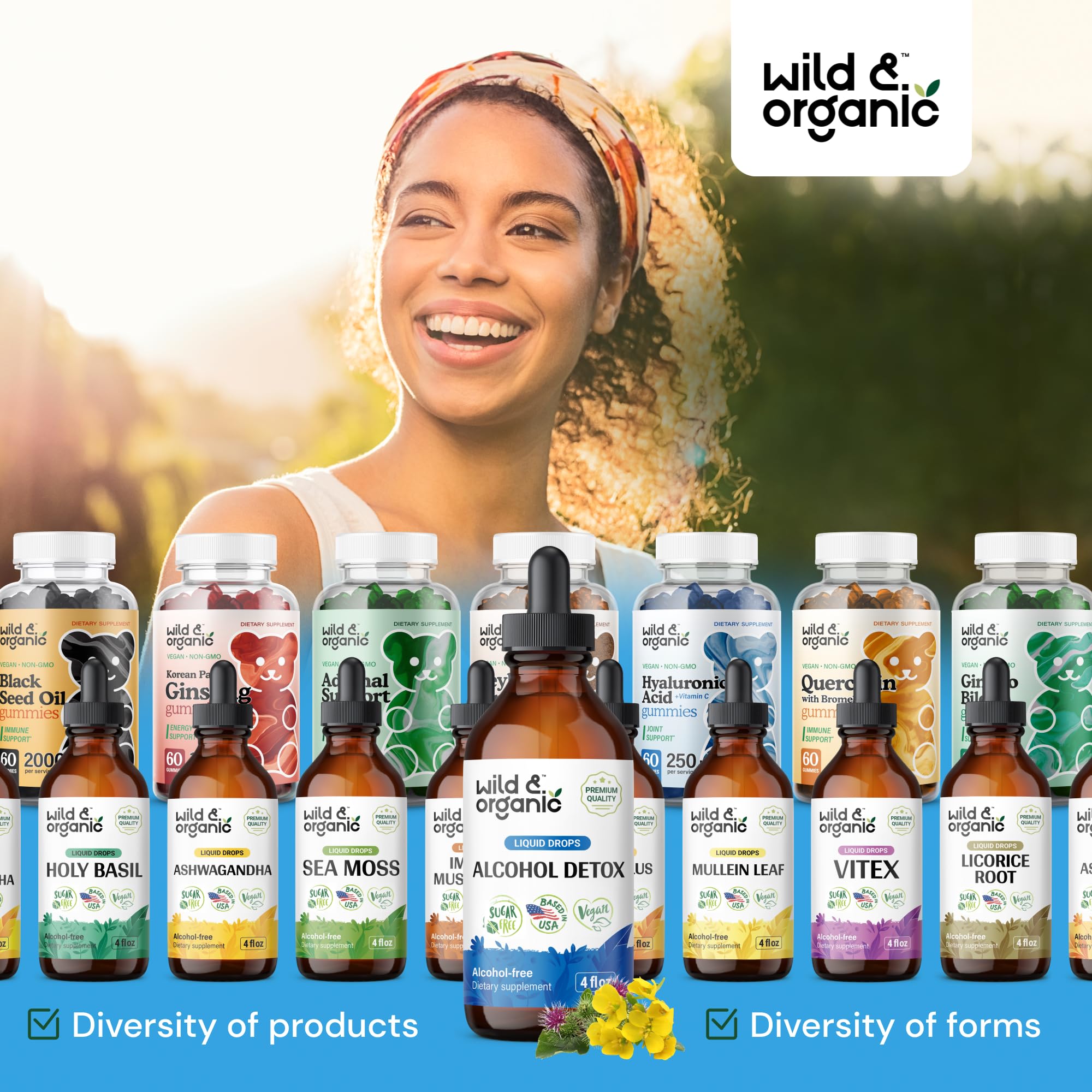 56-day supply infographic showing 168 servings per bottle