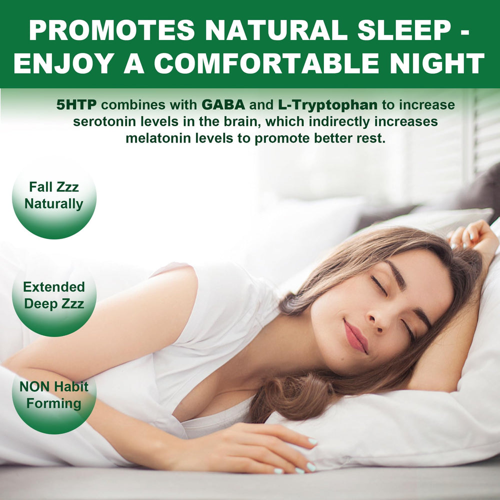 Label highlights L-Theanine, L-Tryptophan and Vitamin D3