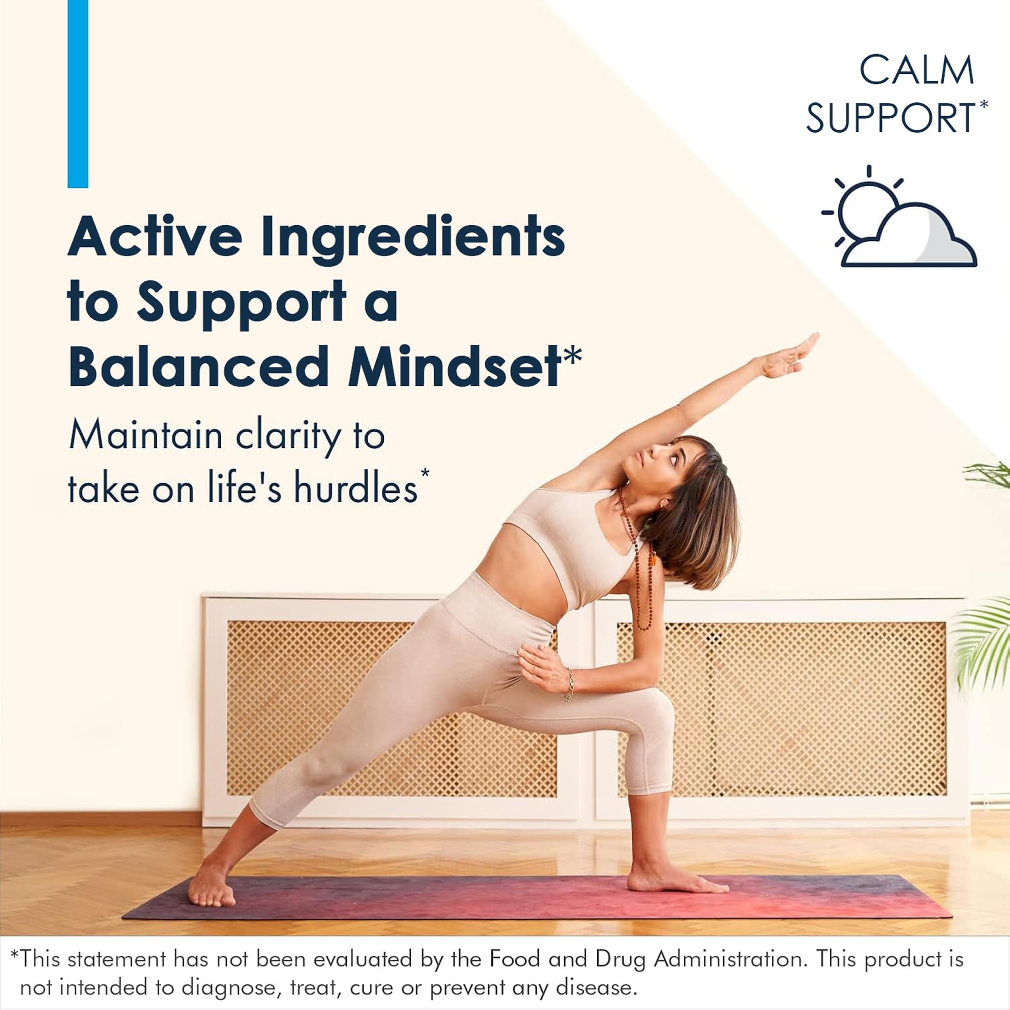 Illustration representing mood support with 5-HTP