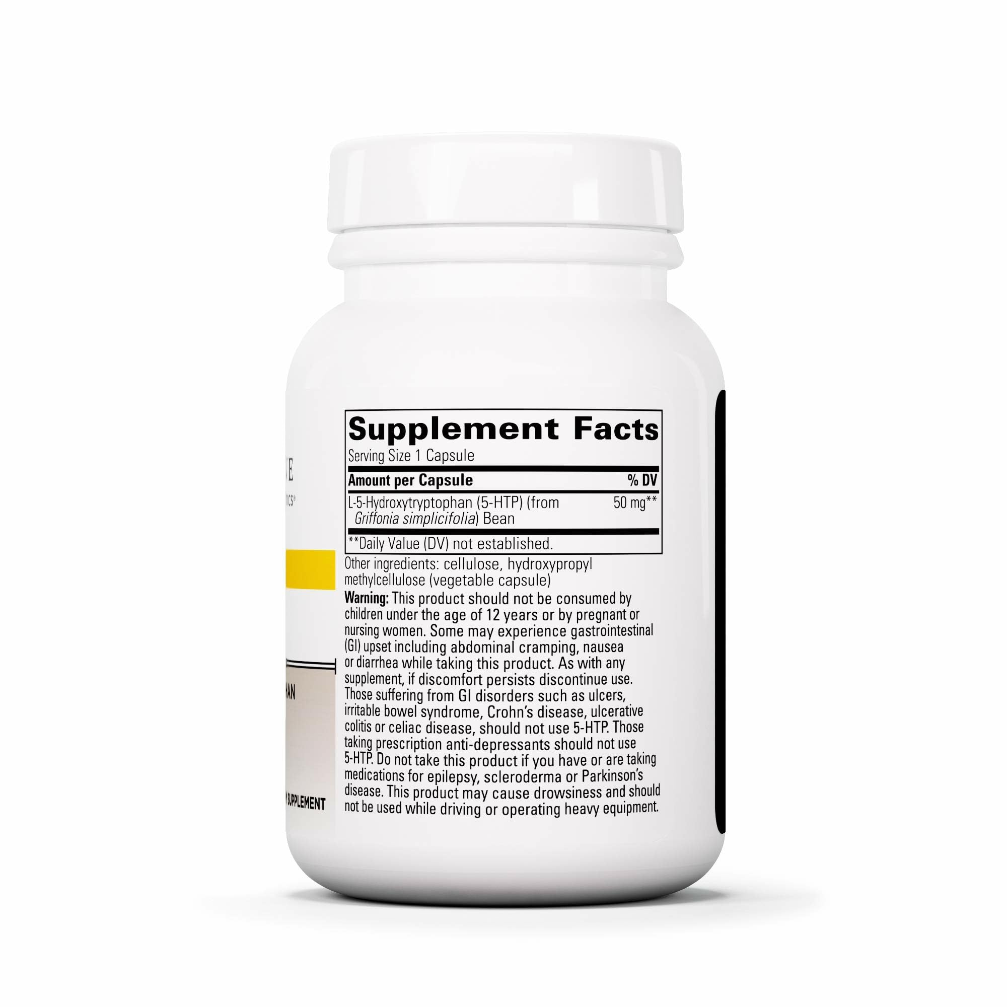 Graphic showing 5-HTP sleep support capsules