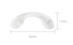 Soft silicone eyeglasses nose pad close-up