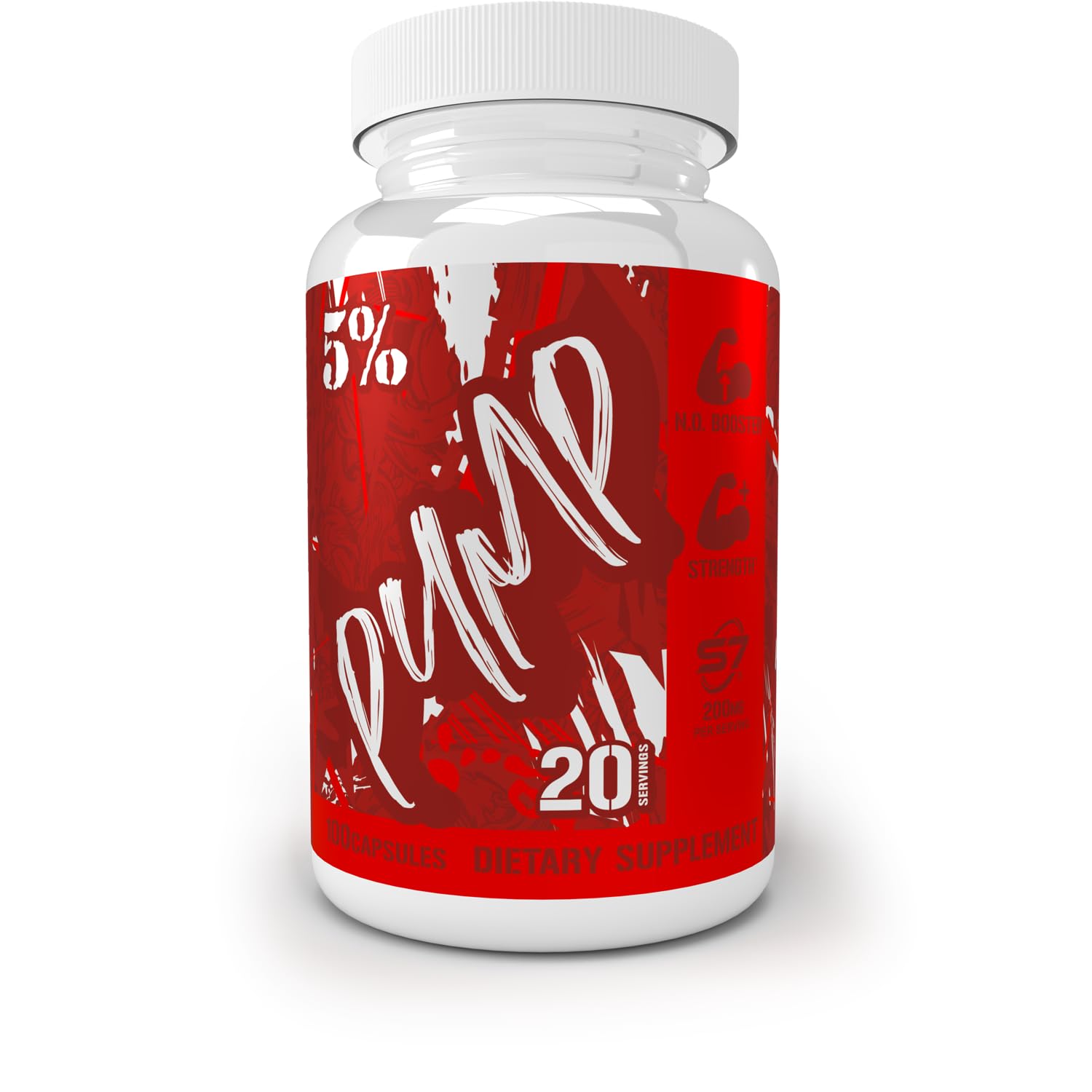 5% Nutrition Code Red Pump Caps pills for workouts offering a convenient nitric oxide boost