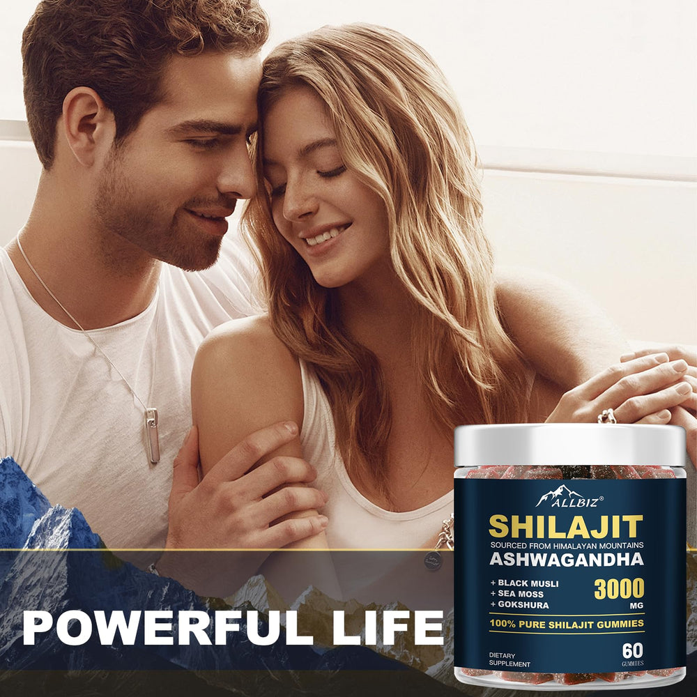 6 in 1 Shilajit gummies gold collection image