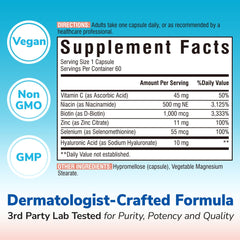 6-in-1 Skin Reset Formula capsules and bottle