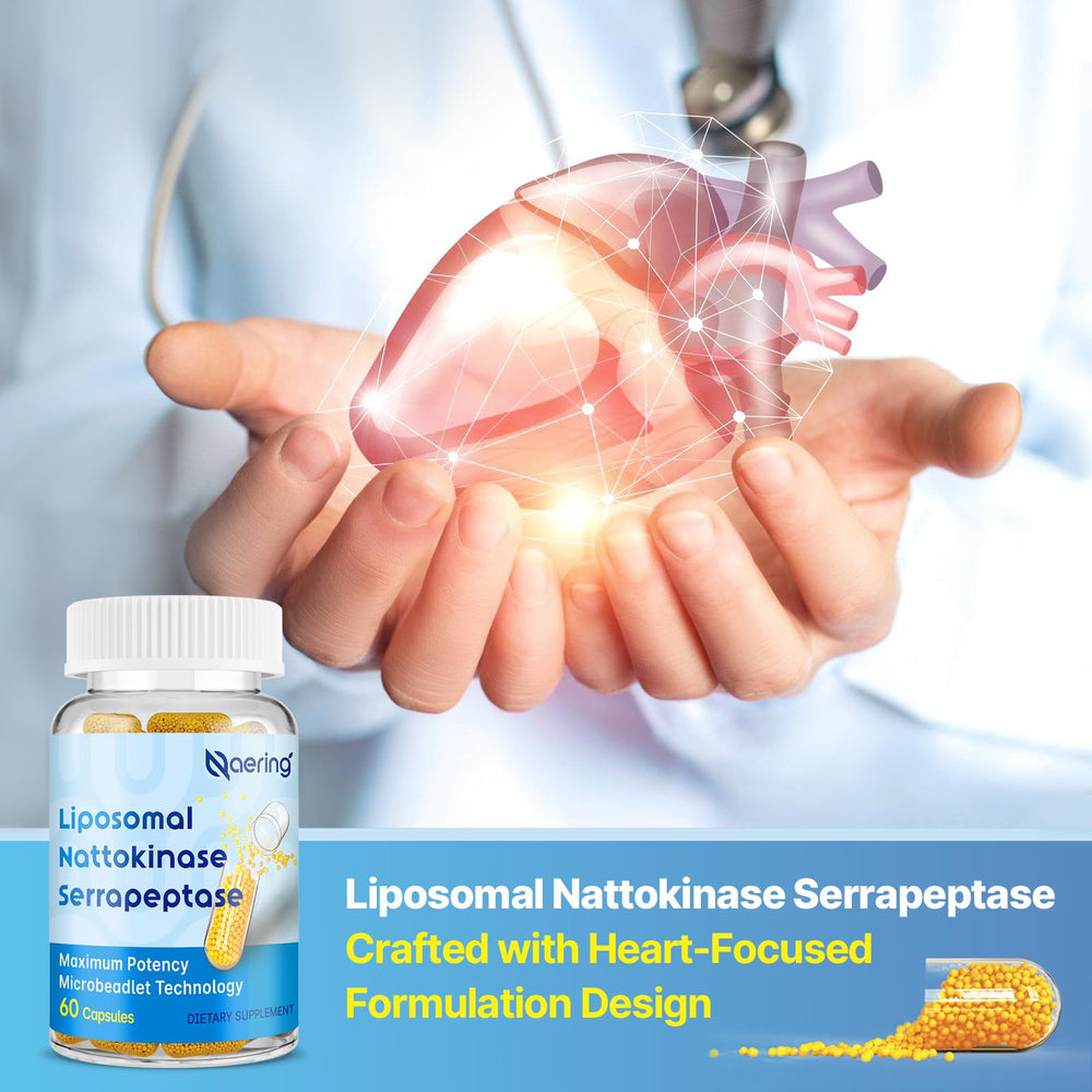 60-capsule bottle of liposomal enzyme supplement