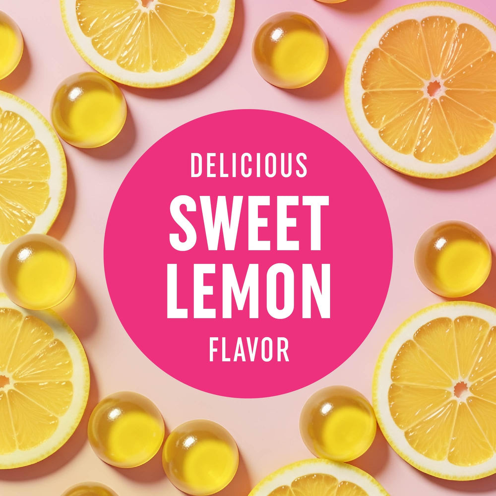 Front view of 60-count bottle of collagen gummies for women